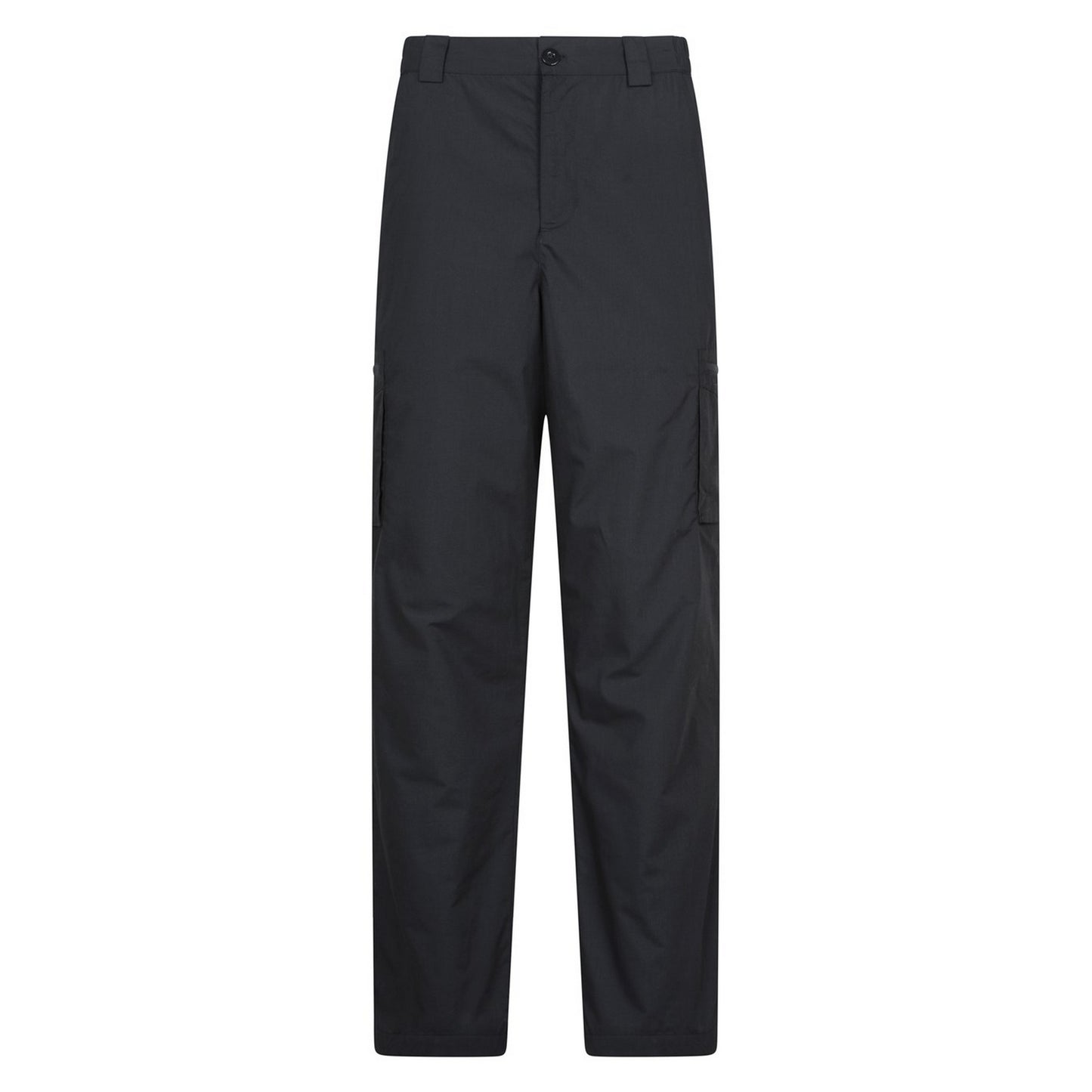 Black - Front - Mountain Warehouse Mens Delta Fleece Lined Regular Winter Trousers