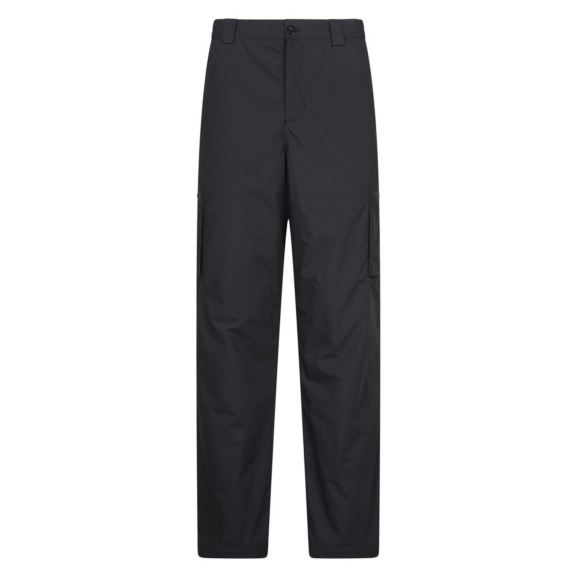 Black - Front - Mountain Warehouse Mens Delta Fleece Lined Regular Winter Trousers