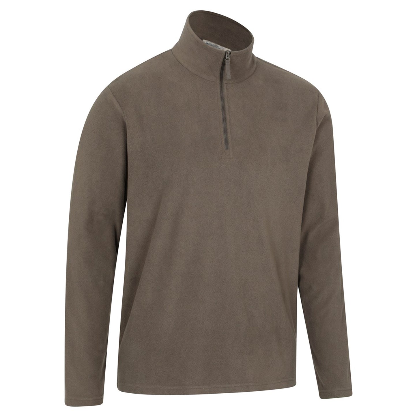 Light Brown - Side - Mountain Warehouse Mens Camber II Half Zip Fleece