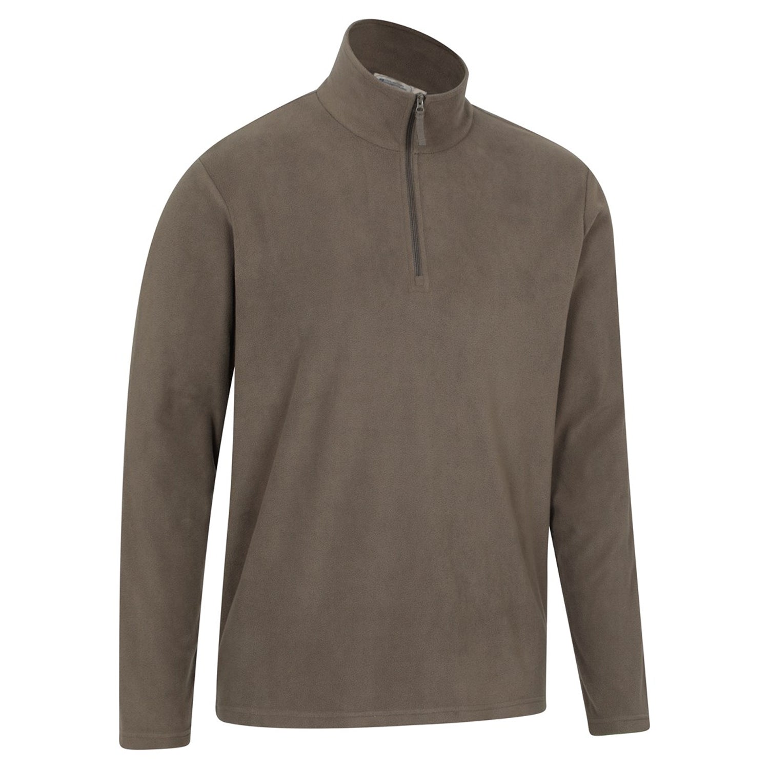 Light Brown - Side - Mountain Warehouse Mens Camber II Half Zip Fleece
