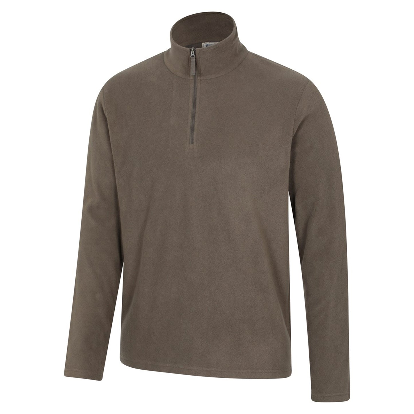 Light Brown - Lifestyle - Mountain Warehouse Mens Camber II Half Zip Fleece