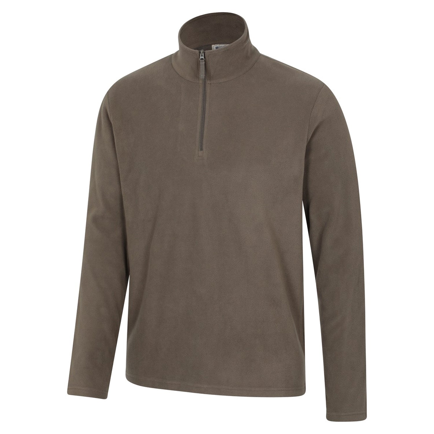 Light Brown - Lifestyle - Mountain Warehouse Mens Camber II Half Zip Fleece
