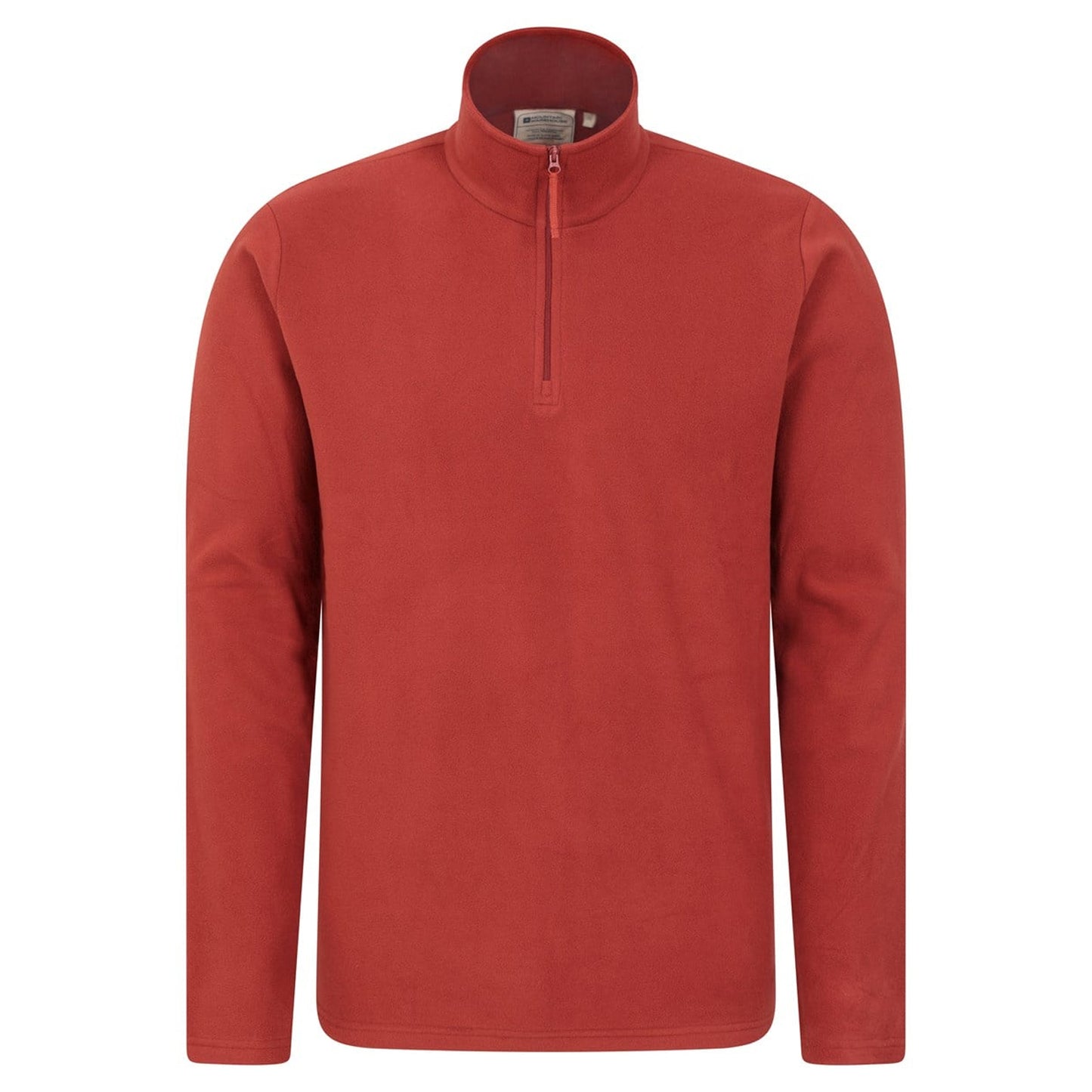 Red - Front - Mountain Warehouse Mens Camber II Half Zip Fleece