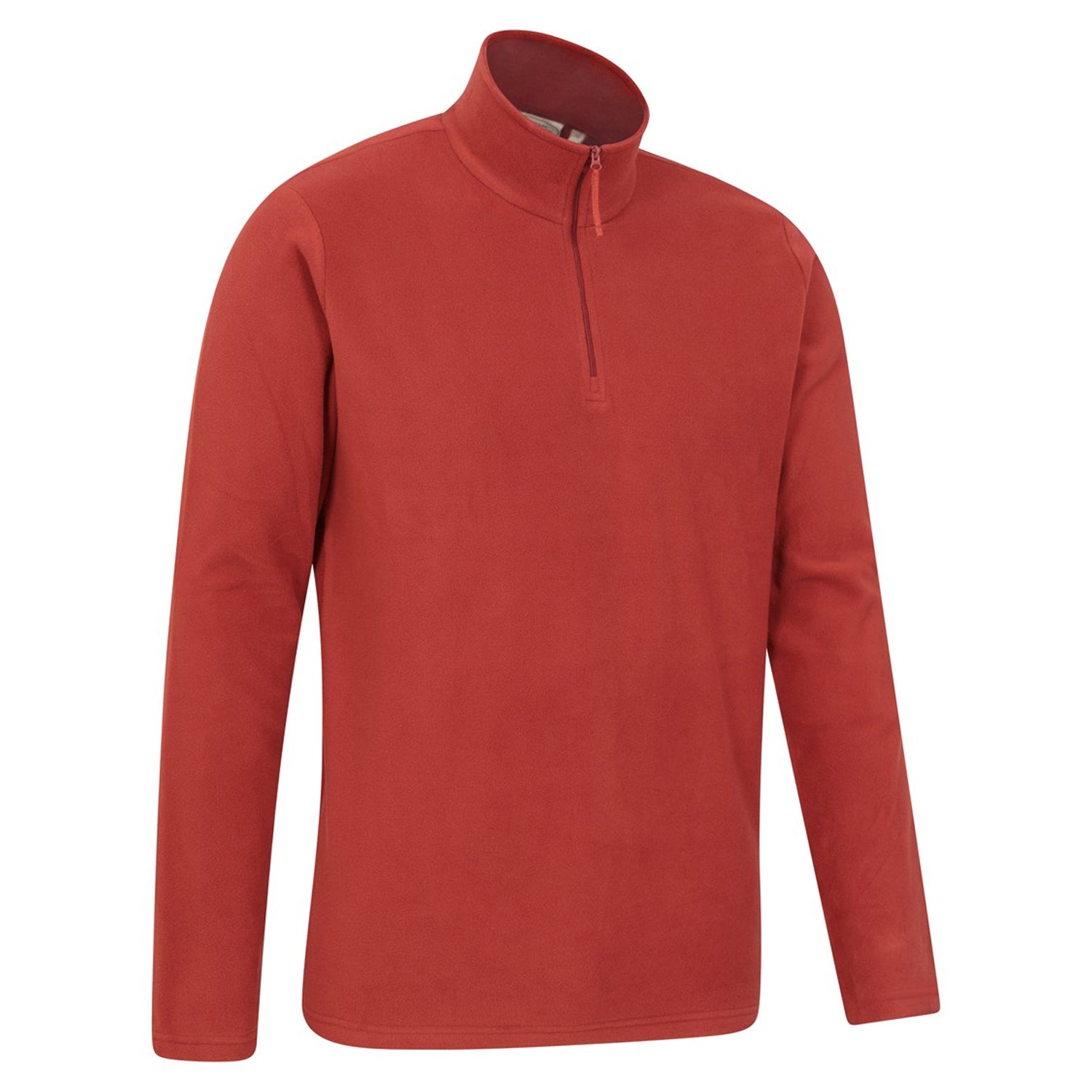 Red - Back - Mountain Warehouse Mens Camber II Half Zip Fleece