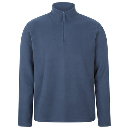 Blue - Front - Mountain Warehouse Mens Camber II Half Zip Fleece