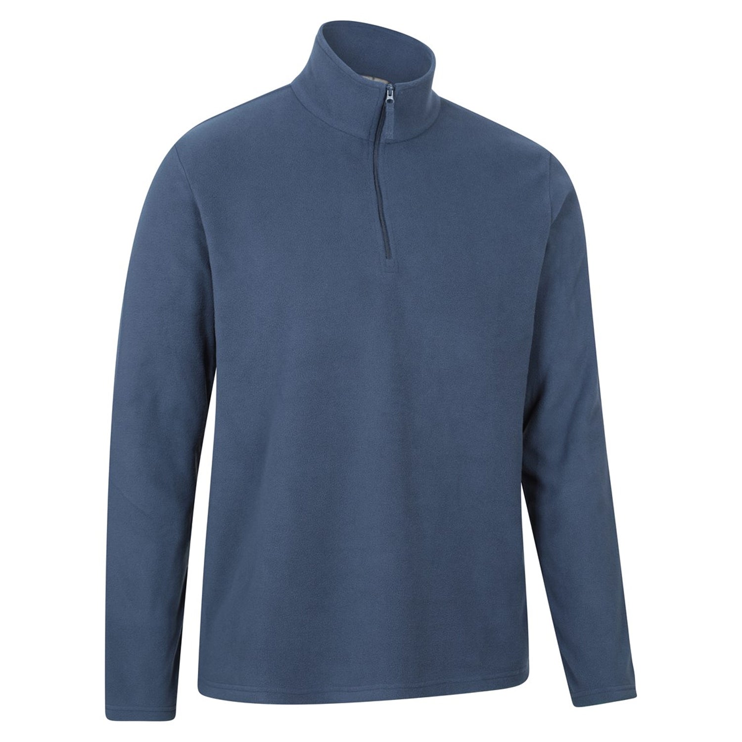 Blue - Side - Mountain Warehouse Mens Camber II Half Zip Fleece