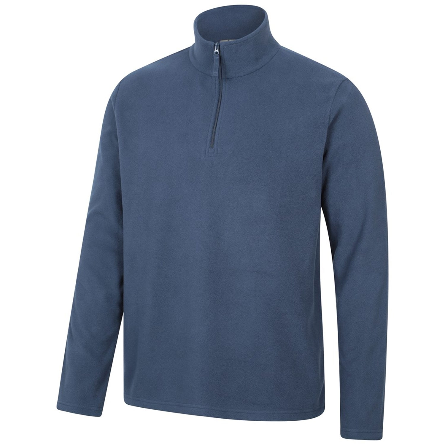 Blue - Lifestyle - Mountain Warehouse Mens Camber II Half Zip Fleece