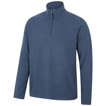 Blue - Lifestyle - Mountain Warehouse Mens Camber II Half Zip Fleece