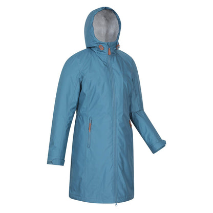 Blue - Side - Mountain Warehouse Womens-Ladies Soft Shell Jacket