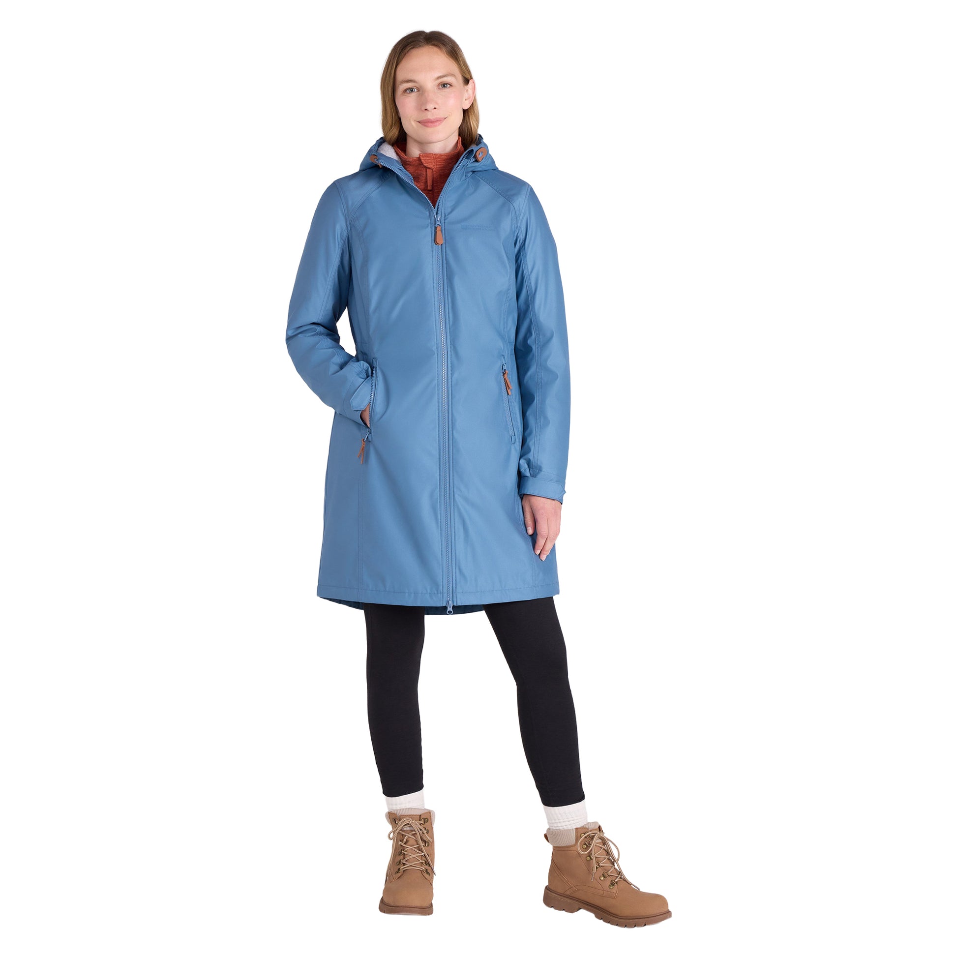 Blue - Pack Shot - Mountain Warehouse Womens-Ladies Soft Shell Jacket