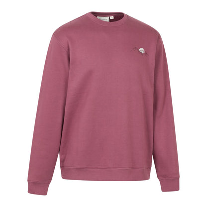 Burgundy - Side - Mountain Warehouse Mens Mountain Scene Sweatshirt