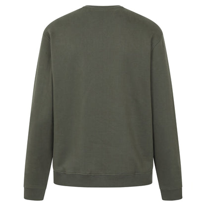 Green - Back - Mountain Warehouse Mens Mountain Scene Sweatshirt