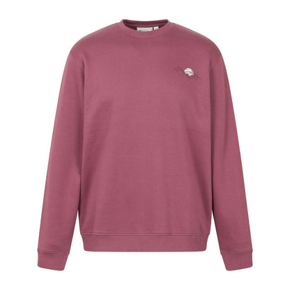 Burgundy - Front - Mountain Warehouse Mens Mountain Scene Sweatshirt