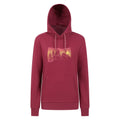 Burgundy - Front - Mountain Warehouse Womens-Ladies Ombre Hoodie