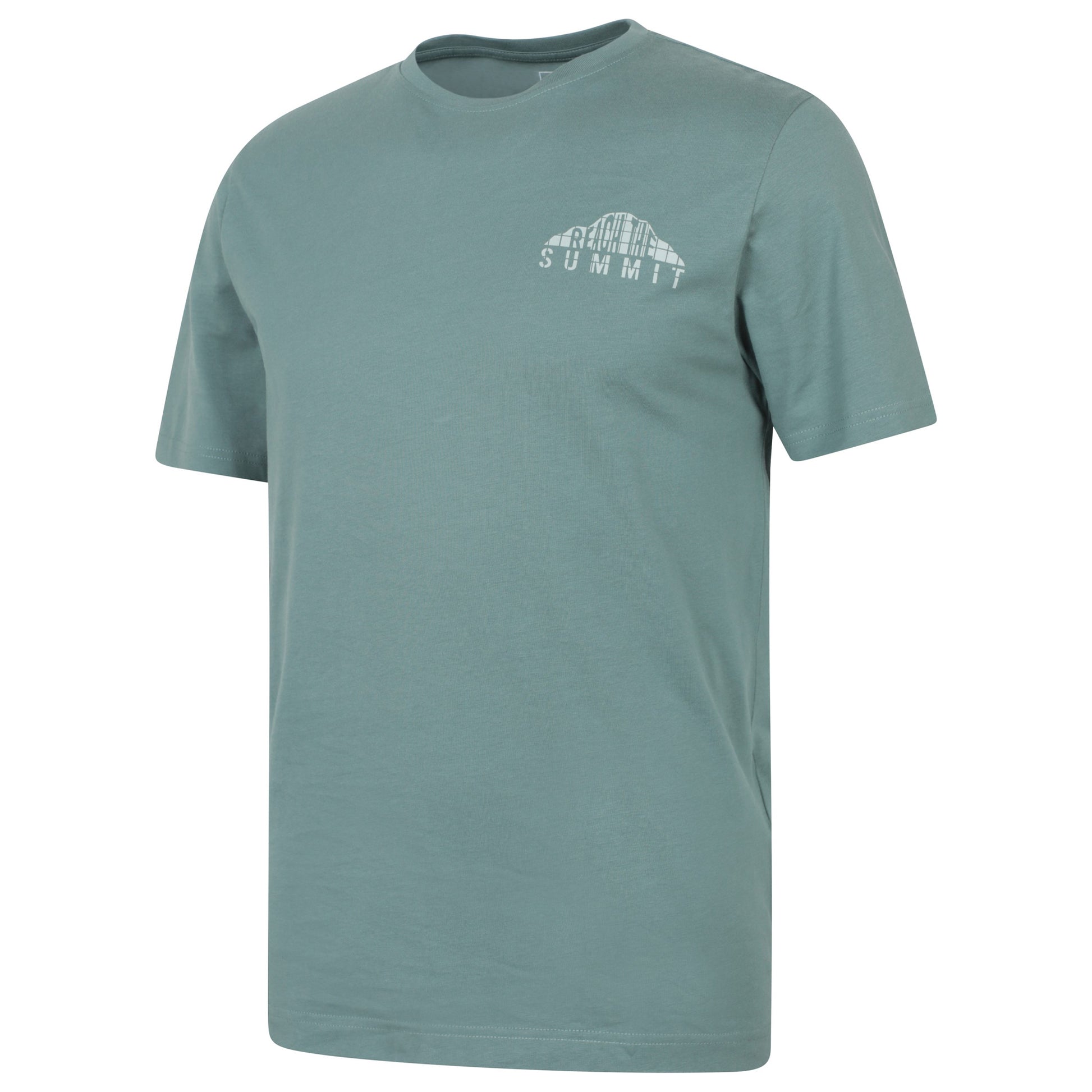 Green - Side - Mountain Warehouse Mens Reach The Summit Graphic T-Shirt