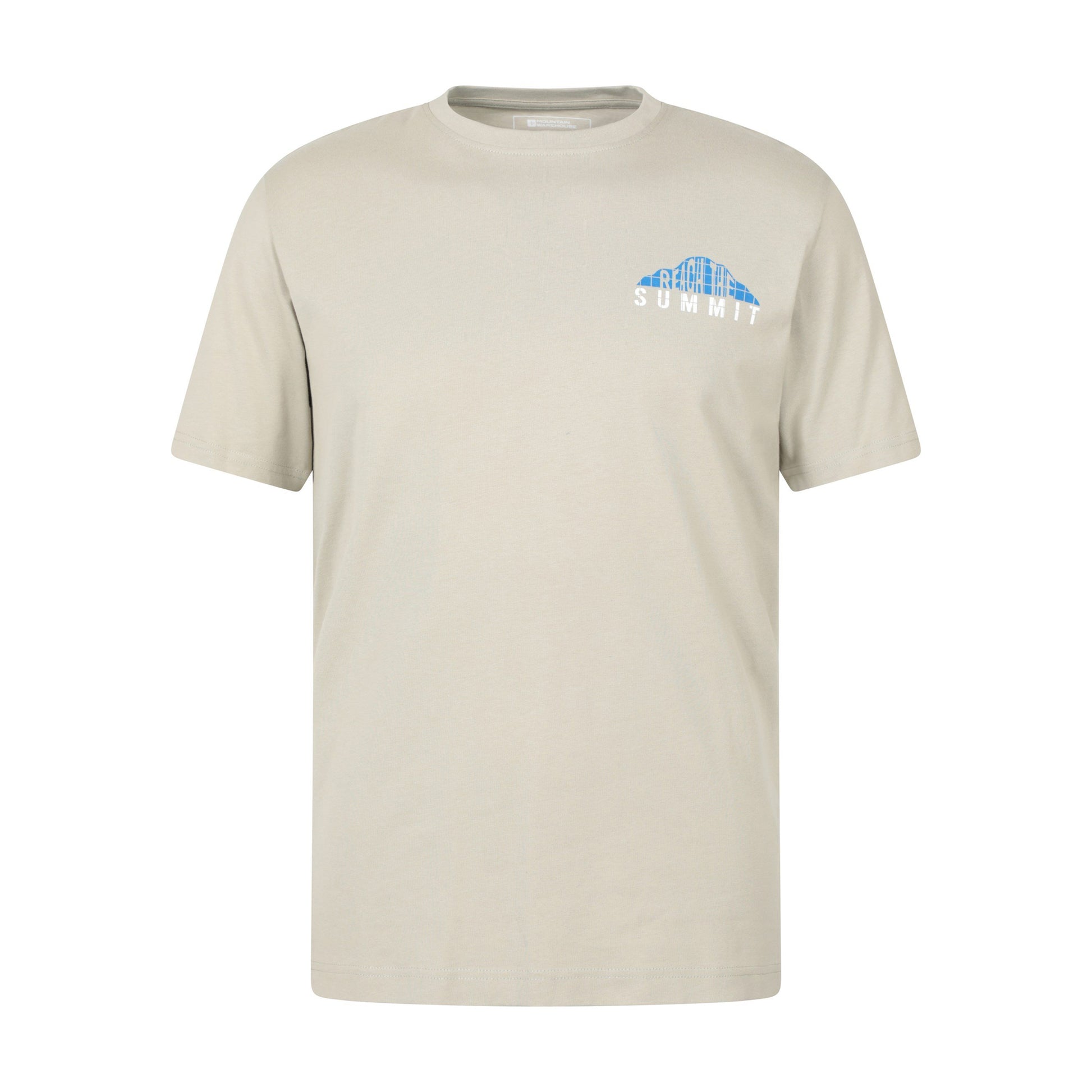 Grey - Front - Mountain Warehouse Mens Reach The Summit Graphic T-Shirt