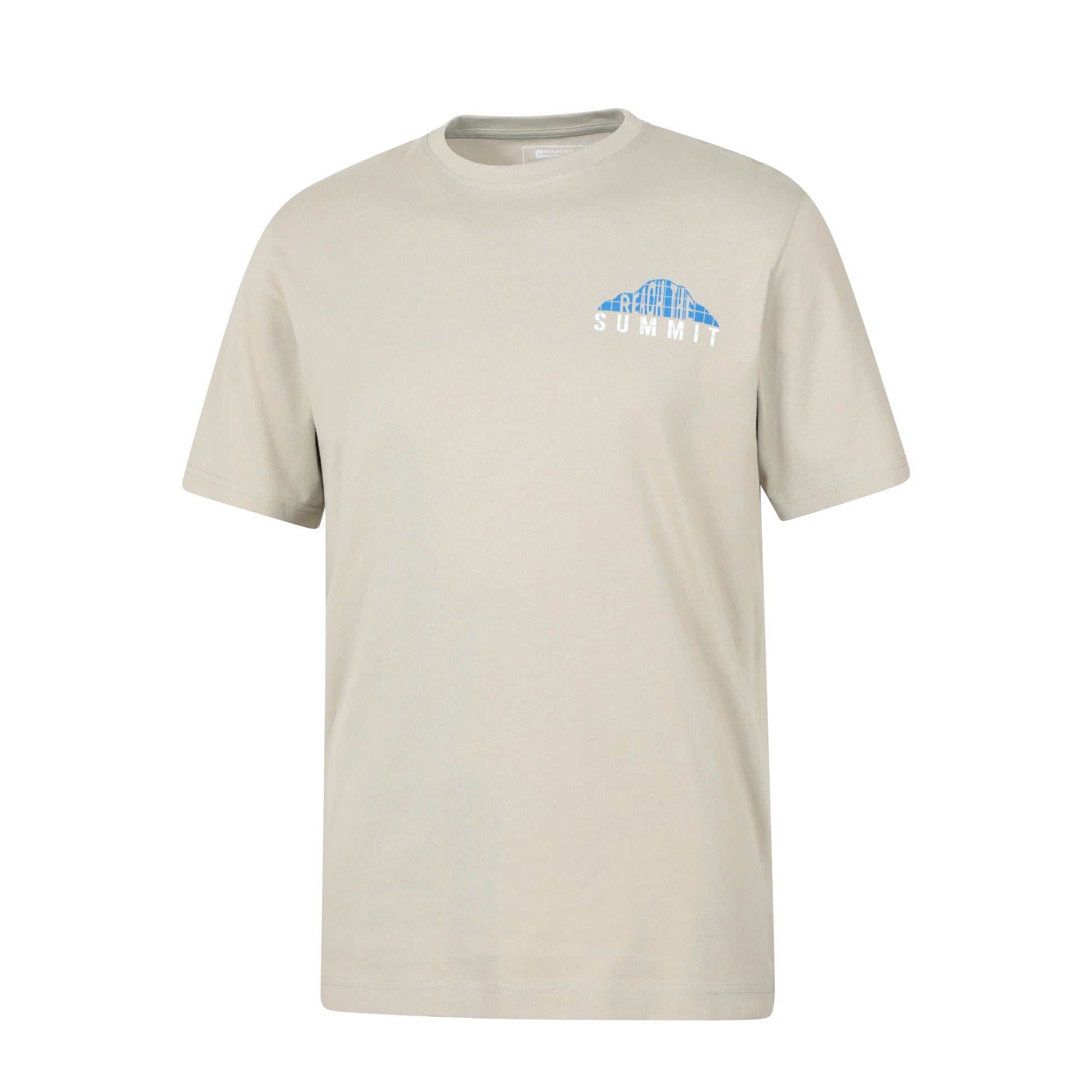 Grey - Side - Mountain Warehouse Mens Reach The Summit Graphic T-Shirt