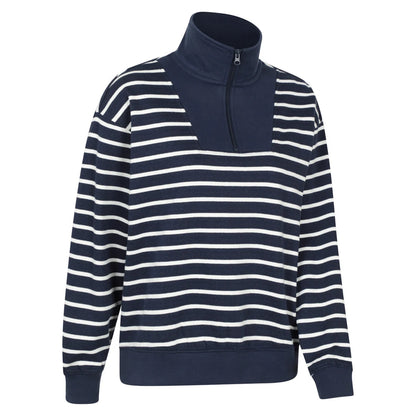 Navy - Side - Mountain Warehouse Womens-Ladies Naiper Drop Shoulder Sweatshirt