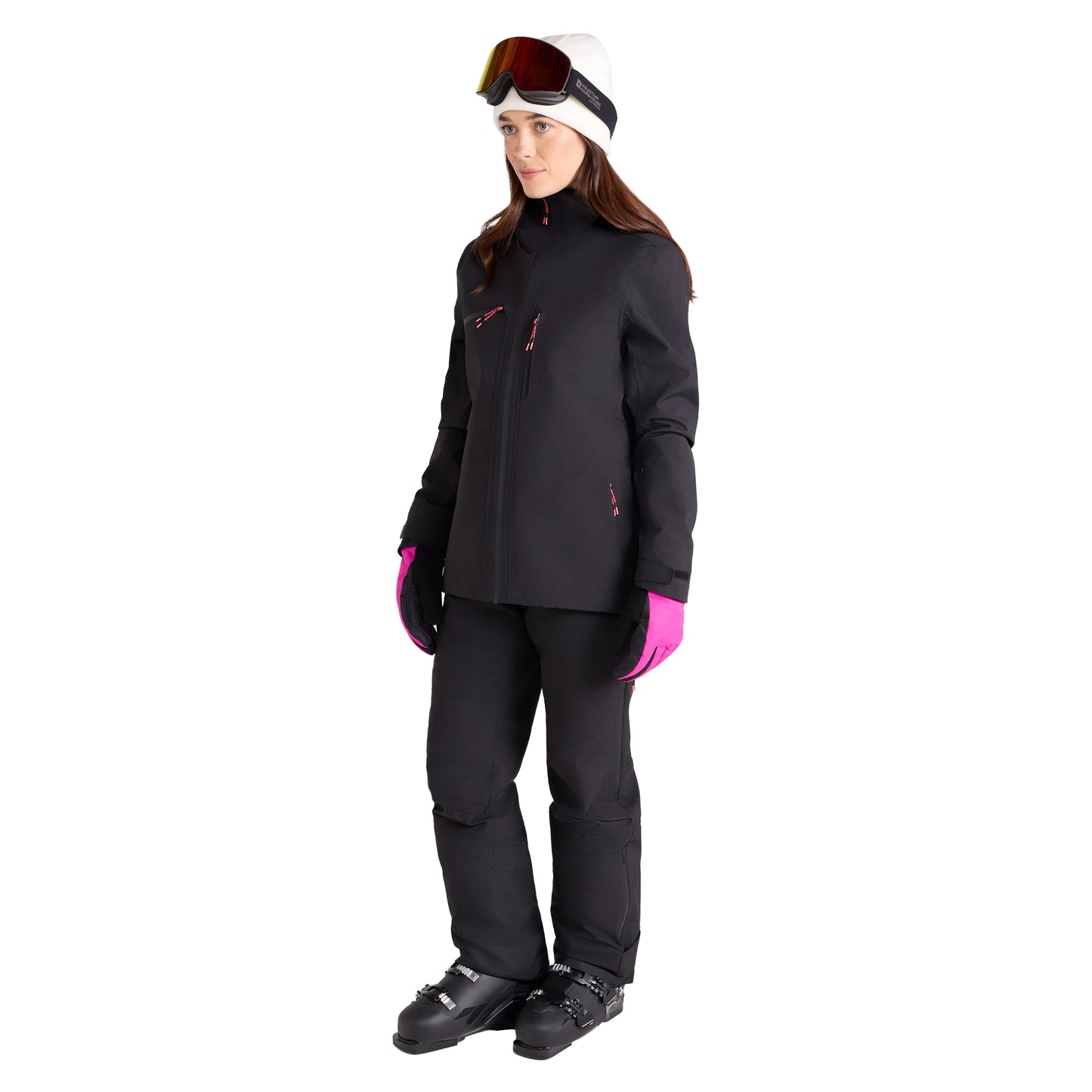 Black - Lifestyle - Mountain Warehouse Womens-Ladies Cortina Extreme Waterproof 3 Layer Ski Jacket