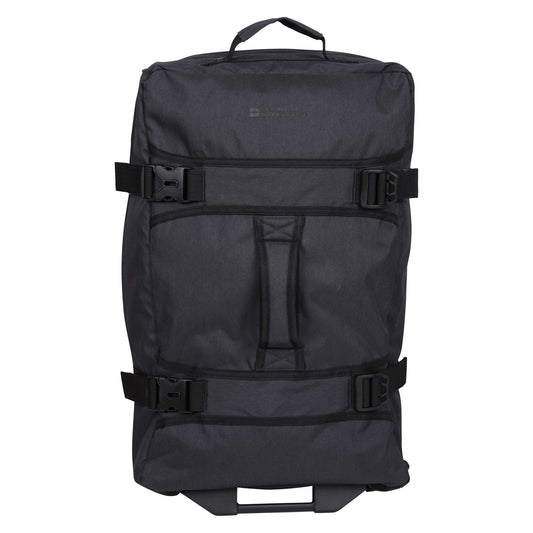 Black - Front - Mountain Warehouse Wander 50L Wheeled Duffel Bag