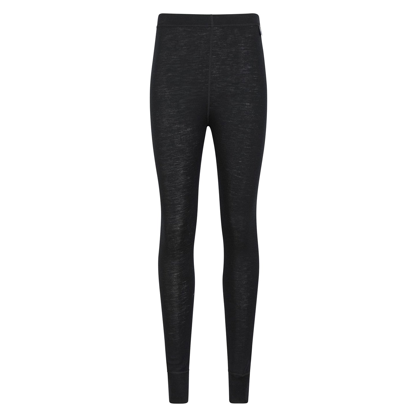 Black - Side - Mountain Warehouse Childrens-Kids Merino Wool Base Layer Bottoms (Pack of 2)