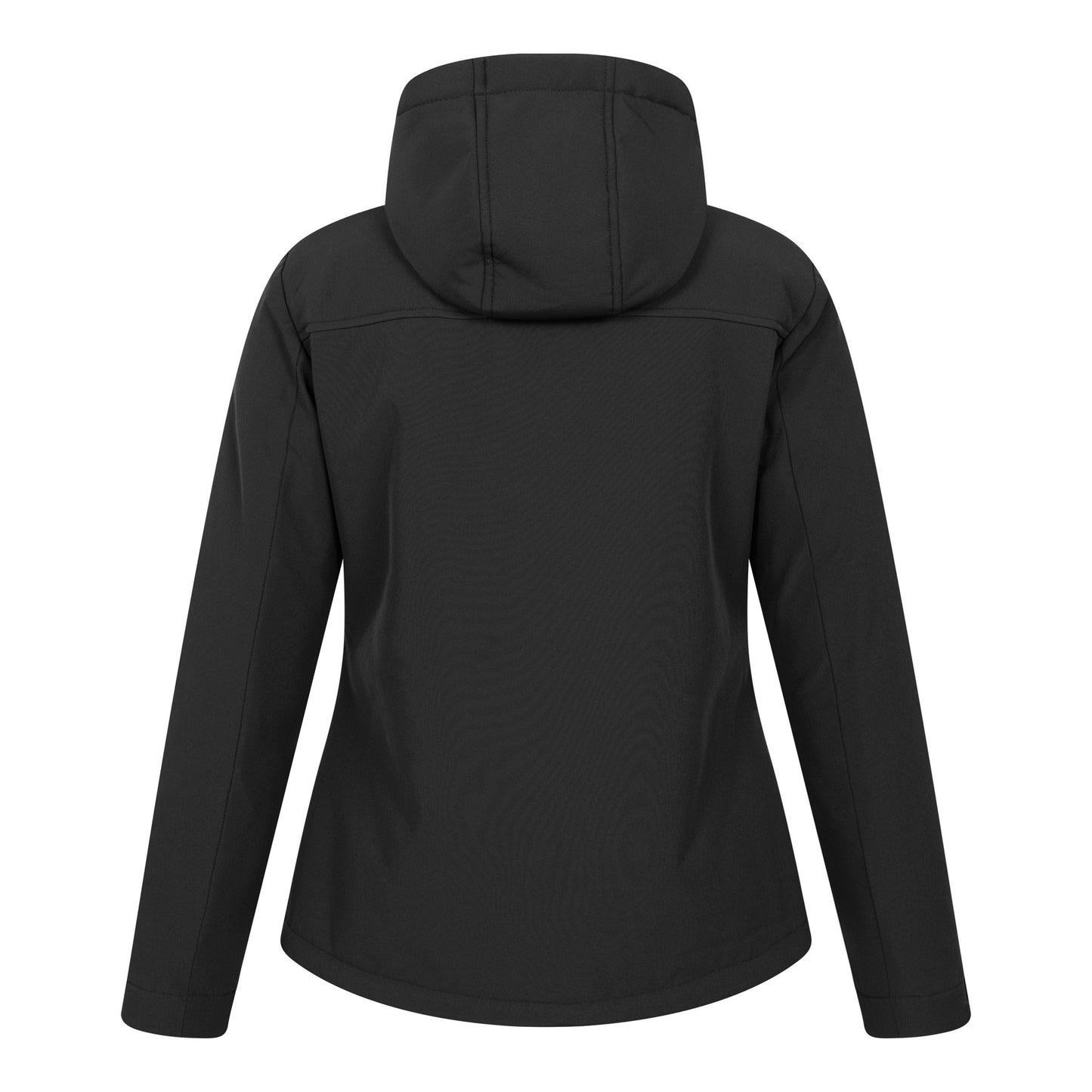 Black - Back - Mountain Warehouse Womens-Ladies Fern Softshell Faux Fur Lined Jacket