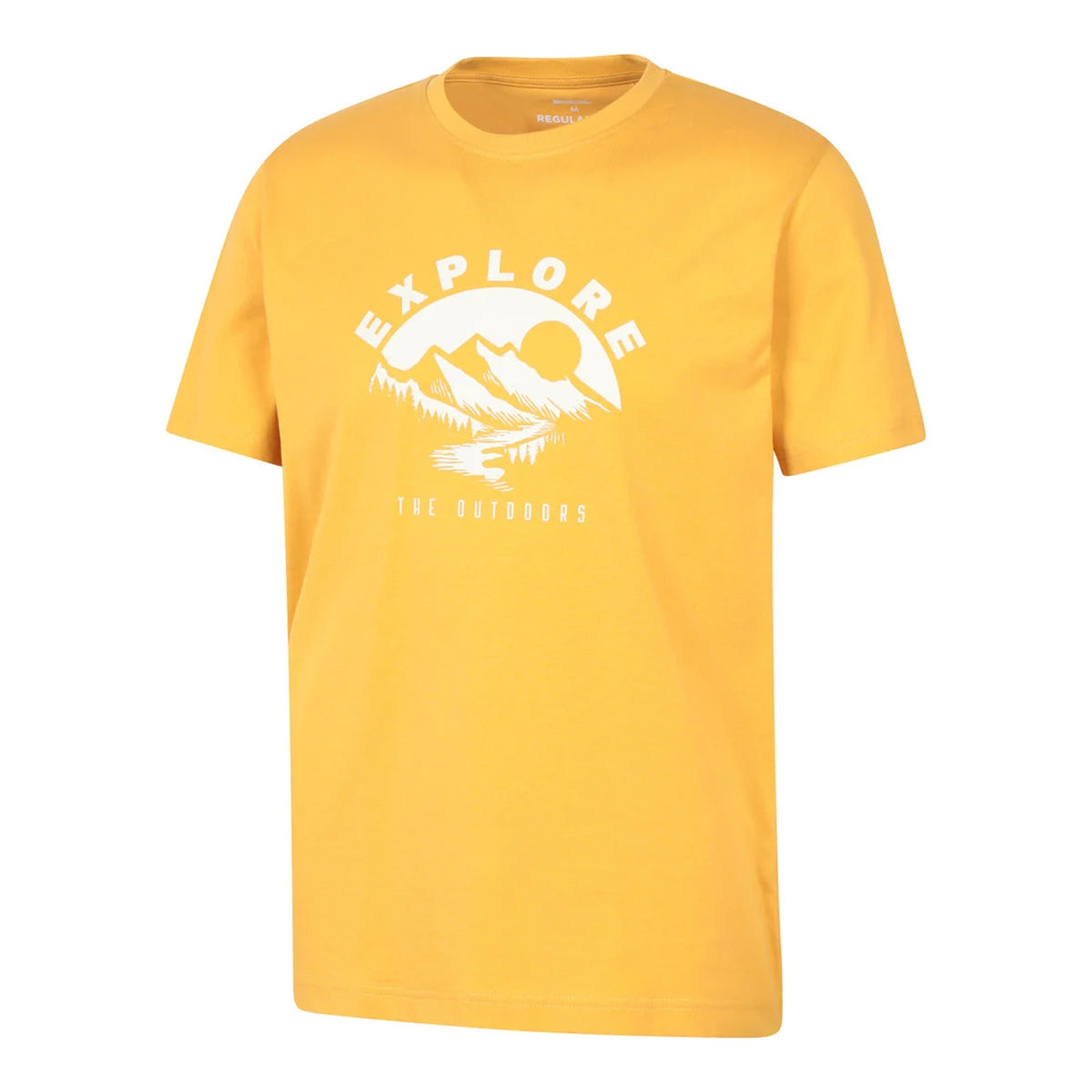 Mustard - Side - Mountain Warehouse Mens Explorer T-Shirt
