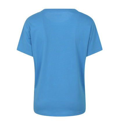 Blue - Back - Mountain Warehouse Womens-Ladies Seahorse Relaxed Fit T-Shirt