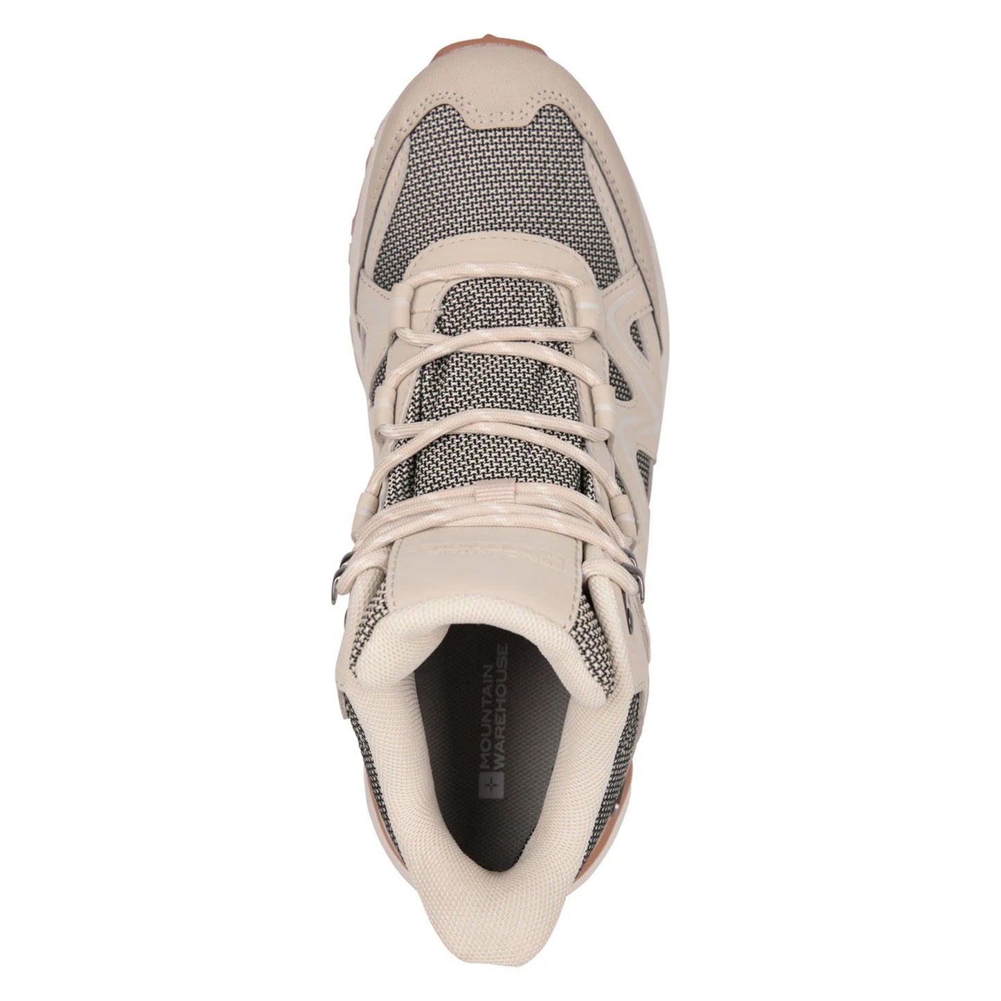 Beige - Pack Shot - Mountain Warehouse Womens-Ladies Trail Blazer Waterproof Walking Boots