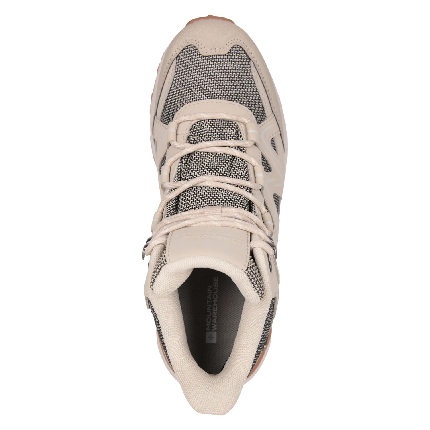 Beige - Pack Shot - Mountain Warehouse Womens-Ladies Trail Blazer Waterproof Walking Boots