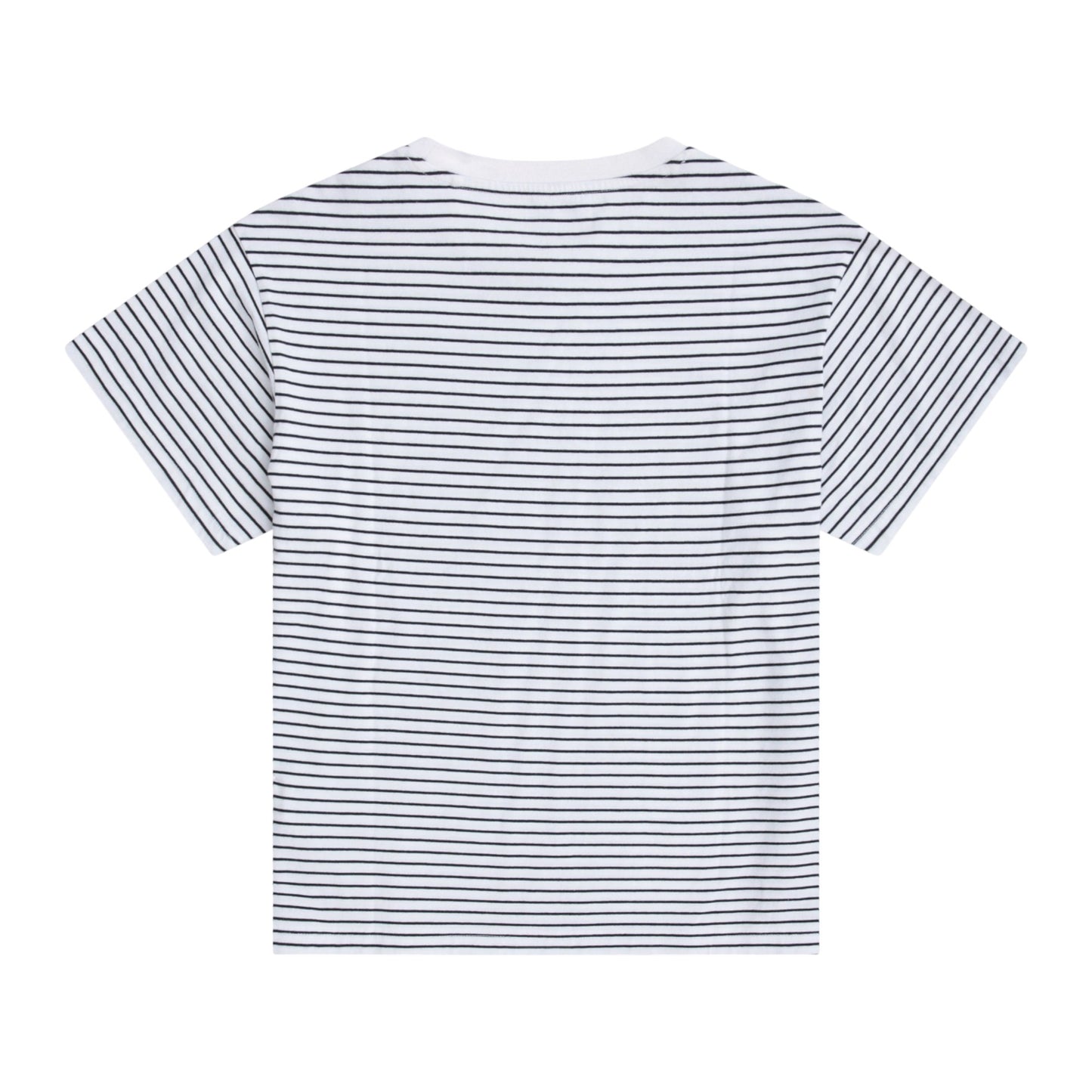 Off White - Back - Animal Womens-Ladies Idol Contrast Striped Relaxed Fit T-Shirt