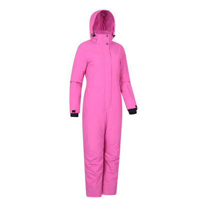 Bright Pink - Side - Mountain Warehouse Womens-Ladies Cloud Ski Suit
