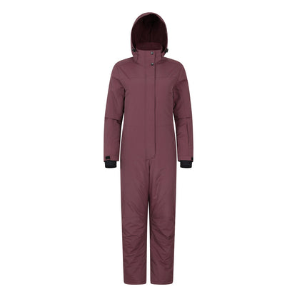 Dark Purple - Front - Mountain Warehouse Womens-Ladies Cloud Ski Suit