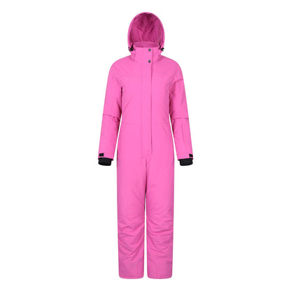 Bright Pink - Front - Mountain Warehouse Womens-Ladies Cloud Ski Suit