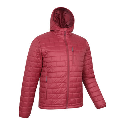 Red - Side - Mountain Warehouse Mens Frost Shield Lightweight Padded Jacket