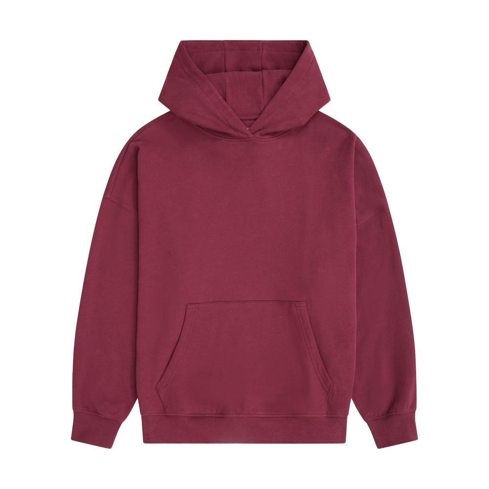 Burgundy - Front - Animal Womens-Ladies Idol Drop Shoulder Hoodie