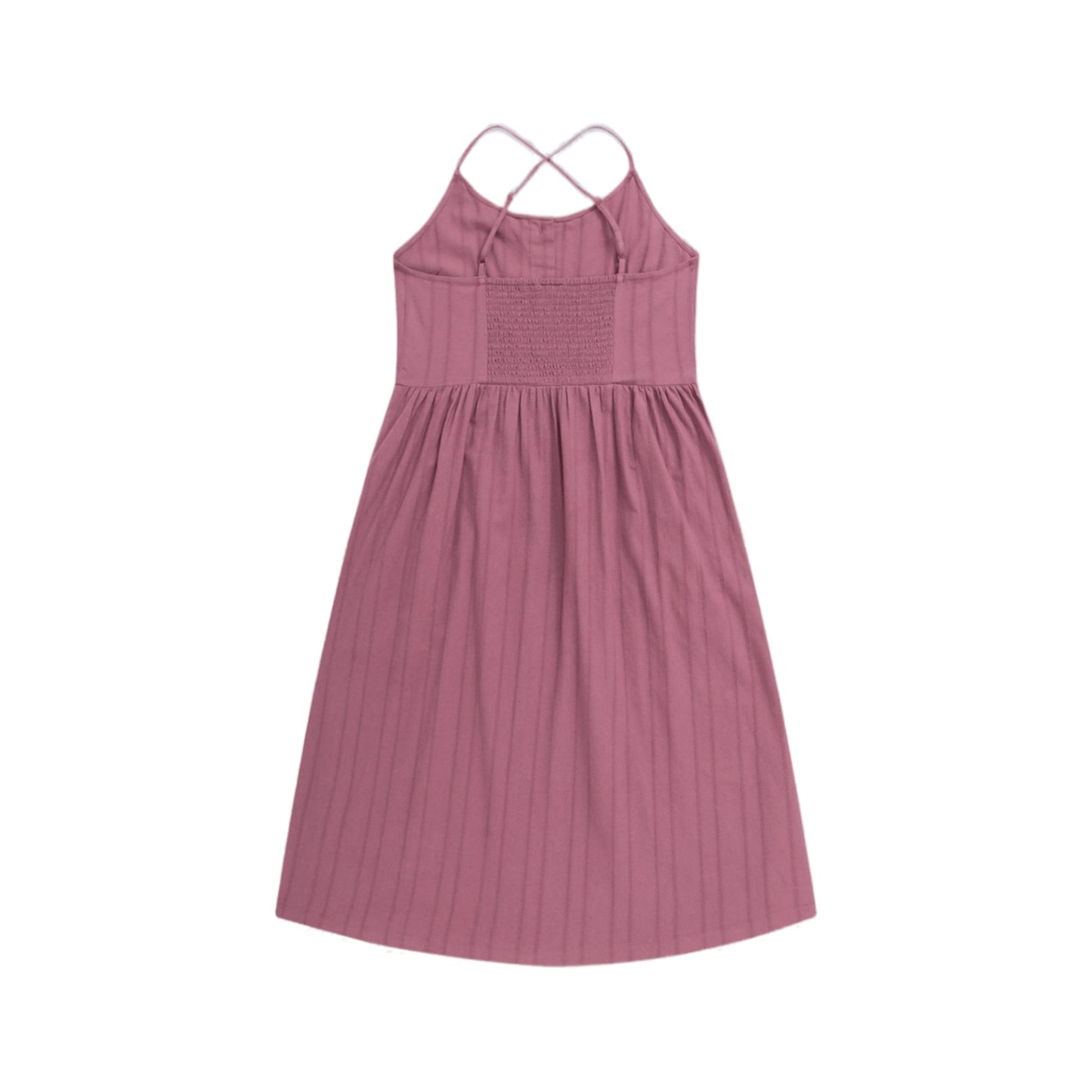 Burgundy - Back - Animal Womens-Ladies Amelia Organic Dress