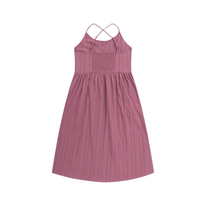 Burgundy - Back - Animal Womens-Ladies Amelia Organic Dress