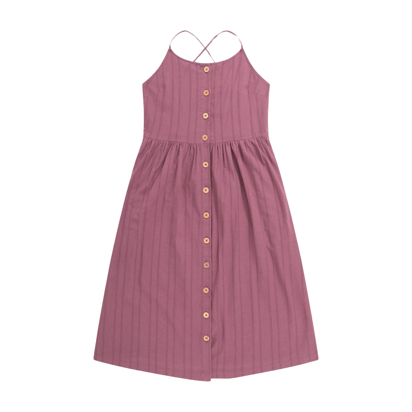 Burgundy - Front - Animal Womens-Ladies Amelia Organic Dress
