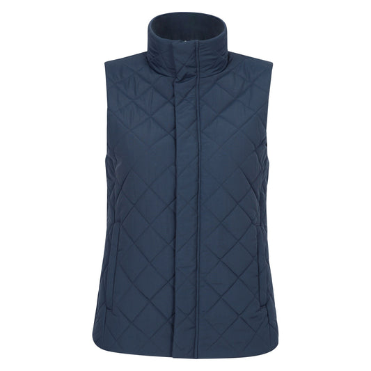 Navy - Front - Mountain Warehouse Womens-Ladies Braila Quilted Gilet