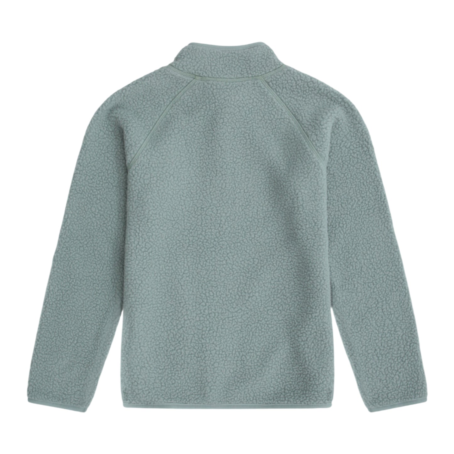 Pale Blue - Back - Animal Childrens-Kids Borg Raglan Full Zip Fleece Jacket