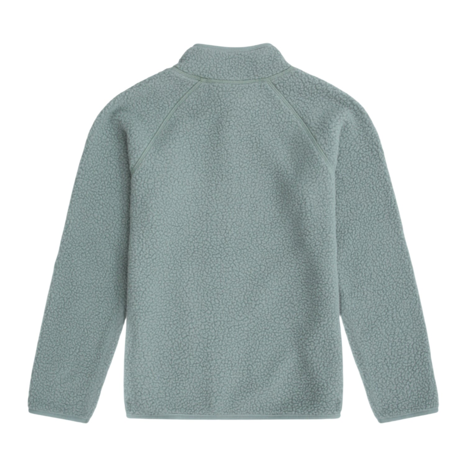 Pale Blue - Back - Animal Childrens-Kids Borg Raglan Full Zip Fleece Jacket