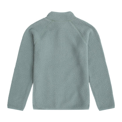 Pale Blue - Back - Animal Childrens-Kids Borg Raglan Full Zip Fleece Jacket