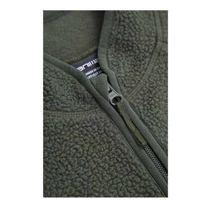 Dark Khaki - Lifestyle - Animal Childrens-Kids Borg Raglan Full Zip Fleece Jacket