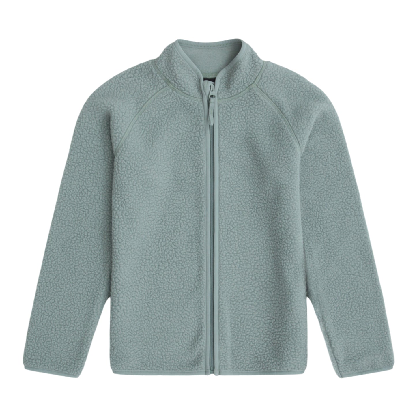 Pale Blue - Front - Animal Childrens-Kids Borg Raglan Full Zip Fleece Jacket