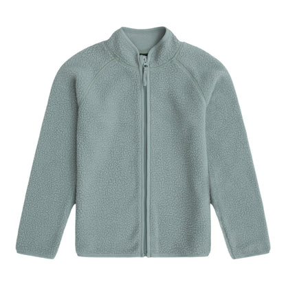Pale Blue - Front - Animal Childrens-Kids Borg Raglan Full Zip Fleece Jacket