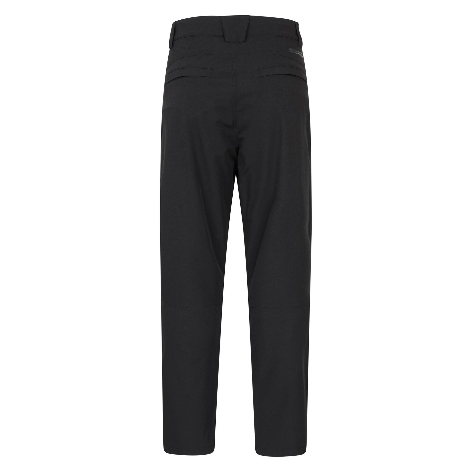 Black - Back - Mountain Warehouse Mens Thermal Fleece Winter Trousers