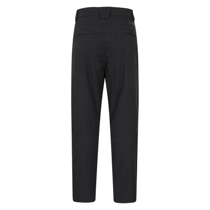 Black - Back - Mountain Warehouse Mens Thermal Fleece Winter Trousers