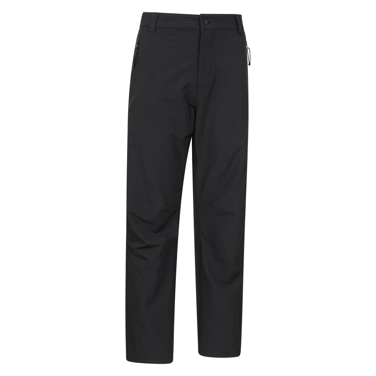 Black - Side - Mountain Warehouse Mens Thermal Fleece Winter Trousers