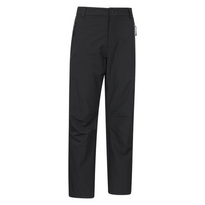 Black - Side - Mountain Warehouse Mens Thermal Fleece Winter Trousers